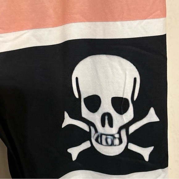 Fitness High Waist Yoga Pants Printed Stretch Ankle Legging Emo Skull Select - Picture 9 of 12